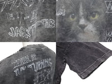 画像をギャラリービューアに読み込む, 新品未使用 Maison MIHARA YASUHIRO メゾン ミハラヤスヒロ ブリーチ 半袖Ｔシャツ ブラック 猫 サイズ36 BI2TS633 中古 60467
