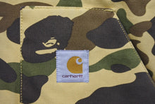 画像をギャラリービューアに読み込む, A BATHING APE × CARHARTT アベイシングエイプ カーハート ダック ワークベスト 06AW サイズS カモ柄 ACE-04704 美品 中古 60476