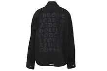 画像をギャラリービューアに読み込む, CHROME HEARTS クロムハーツ STREET MEAT JACKET CTN CNVSワークジャケット ブラック サイズL 美品 中古 60535