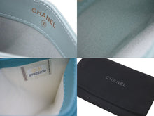 画像をギャラリービューアに読み込む, CHANEL シャネル カードケース マトラッセ ココマーク ラムスキン グリーン 27番台 ゴールド金具 美品 中古 60545