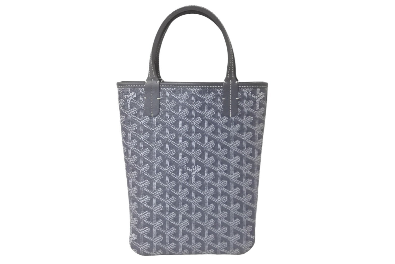 極美品 GOYARD ゴヤール ハンドバッグ ポワティエ ヘリンボーン柄