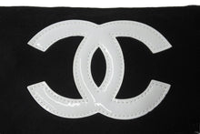 画像をギャラリービューアに読み込む, CHANEL シャネル ショルダーバッグ ココマーク パイル ブラック シルバー金具 ノベルティー 美品 中古 60555