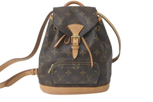 画像をギャラリービューアに読み込む, LOUIS VUITTON ルイヴィトン リュック デイパック 廃番 ミニモンスリ モノグラム M51137 美品 中古 60600