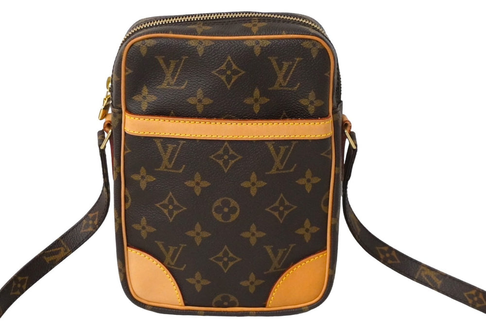 極美品 LOUIS VUITTON ルイヴィトン ショルダーバッグ ダヌーブ ブラウン モノグラム M45266 中古 60601