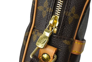 Very Good Condition LOUIS VUITTON Shoulder Bag Danube Brown Monogram M45266 Used 60601