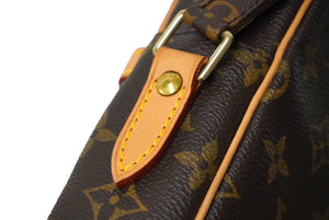 Very Good Condition LOUIS VUITTON Shoulder Bag Danube Brown Monogram M45266 Used 60601