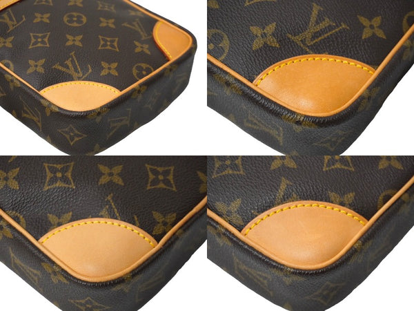 Very Good Condition LOUIS VUITTON Shoulder Bag Danube Brown Monogram M45266 Used 60601