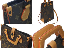画像をギャラリービューアに読み込む, 新品同様品 LOUIS VUITTON ルイヴィトン NIGO ニゴー ダミエ エベヌジャイアント モノグラム ミニトート N40355 中古 60602