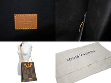 画像をギャラリービューアに読み込む, 新品同様品 LOUIS VUITTON ルイヴィトン NIGO ニゴー ダミエ エベヌジャイアント モノグラム ミニトート N40355 中古 60602