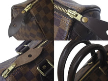 画像をギャラリービューアに読み込む, 極美品 LOUIS VUITTON ルイヴィトン ハンドバッグ スピーディ25 ダミエキャンバス ブラウン N41532 中古 60607