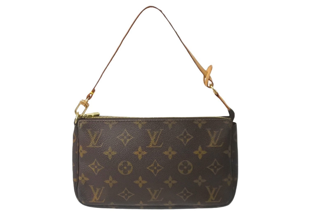 LOUIS VUITTON ルイヴィトン アクセサリーポーチ ポシェットアクセソワール M51980 モノグラム 美品 中古 60626