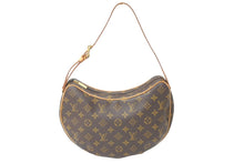 Load image into Gallery viewer, 極美品 LOUIS VUITTON ルイ ヴィトン ショルダーバッグ クロワッサンMM M51512 モノグラムキャンバス ブラウン 中古 60629