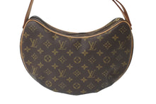 Load image into Gallery viewer, 極美品 LOUIS VUITTON ルイ ヴィトン ショルダーバッグ クロワッサンMM M51512 モノグラムキャンバス ブラウン 中古 60629