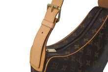 Load image into Gallery viewer, 極美品 LOUIS VUITTON ルイ ヴィトン ショルダーバッグ クロワッサンMM M51512 モノグラムキャンバス ブラウン 中古 60629