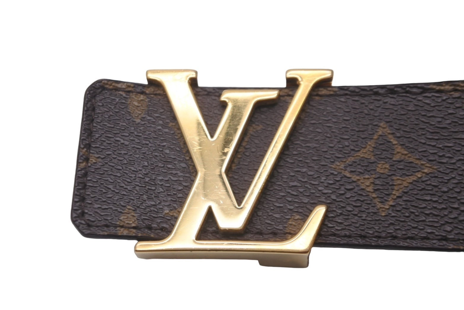 LOUIS VUITTON ルイヴィトン ベルト LVイニシャル 40MM モノグラム 85