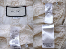 Load image into Gallery viewer, GUCCI グッチ ワンピース 19AW GGイングリッシュ エンブロイダリー レース サイズ36 アイボリー 576824 良品 中古 60746