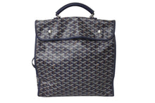 画像をギャラリービューアに読み込む, 極美品 GOYARD ゴヤール バックパック リュック サン レジェ ヘリンボーン柄 ネイビー 中古 60767