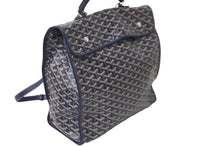 画像をギャラリービューアに読み込む, 極美品 GOYARD ゴヤール バックパック リュック サン レジェ ヘリンボーン柄 ネイビー 中古 60767