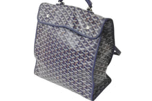 画像をギャラリービューアに読み込む, 極美品 GOYARD ゴヤール バックパック リュック サン レジェ ヘリンボーン柄 ネイビー 中古 60767