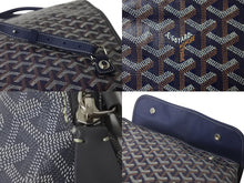 画像をギャラリービューアに読み込む, 極美品 GOYARD ゴヤール バックパック リュック サン レジェ ヘリンボーン柄 ネイビー 中古 60767