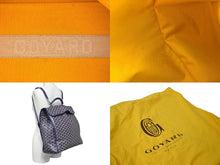 画像をギャラリービューアに読み込む, 極美品 GOYARD ゴヤール バックパック リュック サン レジェ ヘリンボーン柄 ネイビー 中古 60767