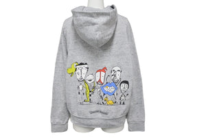 CHROME HEARTS クロムハーツ × MATTY BOY マッティ ボーイ コラボ ジップアップパーカー フーディー グレー S 美品 中古 60773