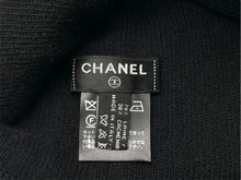画像をギャラリービューアに読み込む, CHANEL シャネル ニットキャップ ニット帽 ココマーク 21AW ウール カシミヤ ブラック21AW 美品 中古 60781