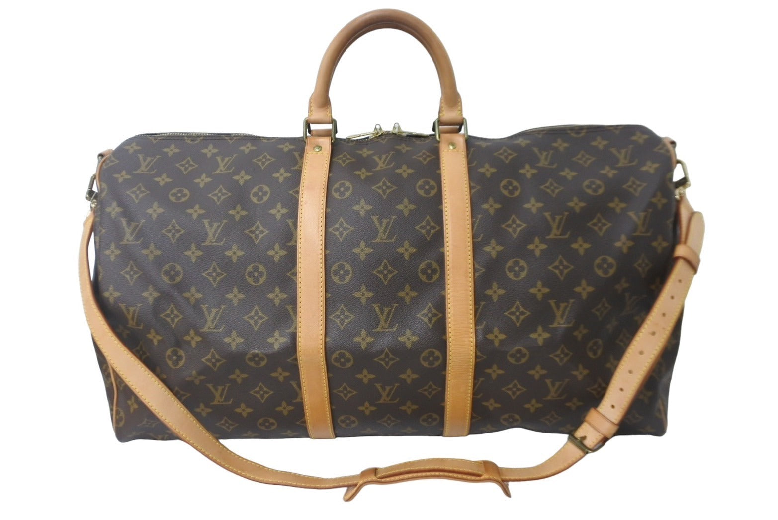 LOUIS VUITTON ルイヴィトン モノグラム キーポルバンドリエール55