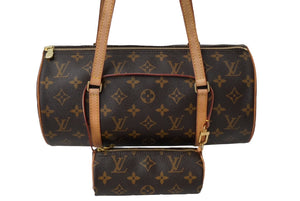 極美品 LOUIS VUITTON ルイヴィトン ハンドバッグ パピヨンGM 30 M51385 ポーチ付き 中古 60829