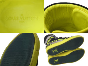 LOUIS VUITTON Stephen Sprouse Monogram Graffiti Velcro Sneakers Size 91/2 Good Used 60853