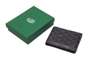 GOYARD ゴヤール 二つ折り財布 サン フロランタン ヘリンボーン STFLO2PMLTY01CL01P ブラック シルバー金具 良品 中古  60856 – Casanova Vintage