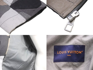 極美品 LOUIS VUITTON ルイヴィトン パッチワーク デニムジャケット KID SUPER サイズ52 コットン HPA87WCKL 中古 60889