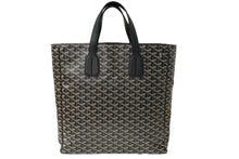 画像をギャラリービューアに読み込む, GOYARD ゴヤール トートバッグ サックヴォルテール ブラック ブラウン PVCコーティングキャンバス レザー 美品 中古 60947