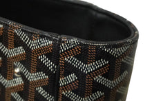 画像をギャラリービューアに読み込む, GOYARD ゴヤール トートバッグ サックヴォルテール ブラック ブラウン PVCコーティングキャンバス レザー 美品 中古 60947