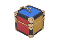 Load image into Gallery viewer, 極美品 LOUIS VUITTON ルイヴィトン キーホルダー キーチャーム エピレザー トランク マルチカラー M69009 ゴールド金具 中古 61019