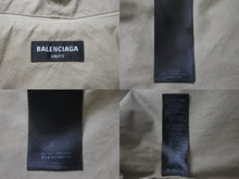 Load image into Gallery viewer, BALENCIAGA バレンシアガ ドリルフーデッド パーカーシャツ 21AW サイズXXS ベージュ コットン 671659 美品 中古 61049