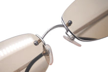 画像をギャラリービューアに読み込む, CHANEL シャネル サングラス ココマーク サイズ54□19 130 ブラウン シルバー プラスチック 4002 c.103/71 良品 中古 61137