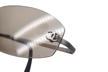 画像をギャラリービューアに読み込む, CHANEL シャネル サングラス ココマーク サイズ54□19 130 ブラウン シルバー プラスチック 4002 c.103/71 良品 中古 61137