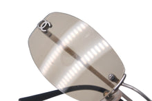 画像をギャラリービューアに読み込む, CHANEL シャネル サングラス ココマーク サイズ54□19 130 ブラウン シルバー プラスチック 4002 c.103/71 良品 中古 61137