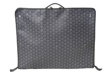 Load image into Gallery viewer, GOYARD ゴヤール トランク カラベル50 折りたたみ可能 ヘリンボーン柄 オーダーカラー グレー シルバー金具 美品 中古 61143