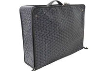 Load image into Gallery viewer, GOYARD ゴヤール トランク カラベル50 折りたたみ可能 ヘリンボーン柄 オーダーカラー グレー シルバー金具 美品 中古 61143