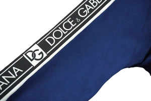 DOLCE&GABBANA ドルチェアンドガッバーナ ジャージ トラックジャケット サイズ48 ブルー レーヨン コットン G9KW6T 良品 中古 61153