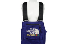 Load image into Gallery viewer, GUCCI グッチ × THE NORTH FACE ノースファイス コラボ エディション オーバーオール 663768ZAHTL ブルー 22SS L 美品 中古 61169