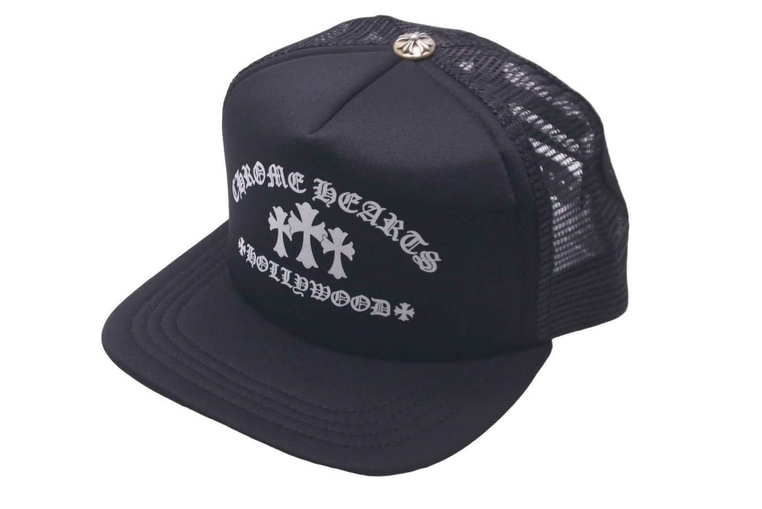 新品同様品 CHROME HEARTS クロムハーツ KING TACO キングタコ メッシュキャップ ブラック シルバー金具 ワンサイズ 中古  61179 – Casanova Vintage