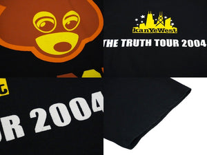 ヴィンテージ Kanye West THE COLLEGE DROPOUT 半袖Ｔシャツ 2004年 サイズL ブラック コットン YEEZY 美品 中古 61191