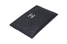 Load image into Gallery viewer, 新品同様 CHANEL シャネル カメリア カードケース ココマーク 16番台 ブラック ラムスキン 中古 61194