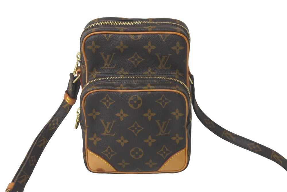 LOUIS VUITTON ルイ ヴィトン アマゾン ショルダーバッグ M45236 モノグラムキャンバス ブラウン 良品 中古 61234