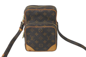 LOUIS VUITTON Amazon Shoulder Bag M45236 Monogram Canvas Brown Good Used 61234