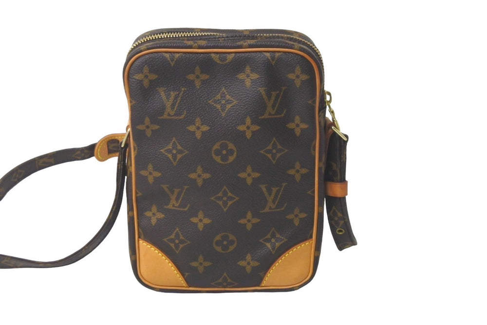 LOUIS VUITTON ルイ ヴィトン アマゾン ショルダーバッグ M45236 モノグラムキャンバス ブラウン 良品 中古 61234