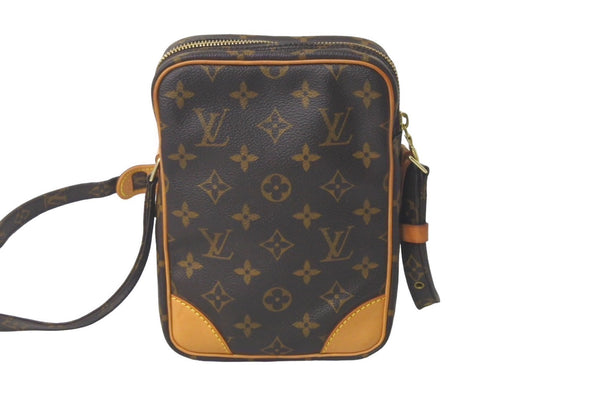 LOUIS VUITTON Amazon Shoulder Bag M45236 Monogram Canvas Brown Good Used 61234